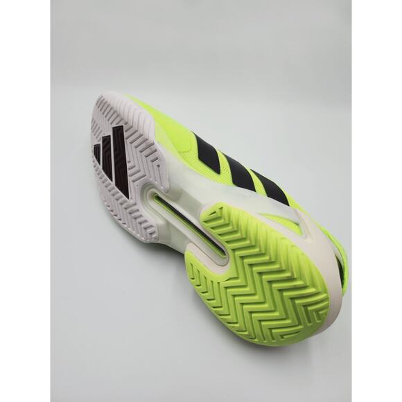 Mens Sz 10 Adidas Tennis Shoes Adizero Ubersonic 5 Low Lucid Lemon Black IH2562 main image 5